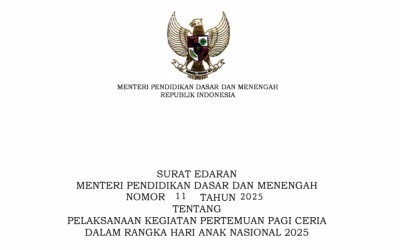 SE MENDIKDASMEN NO 11 TAHUN 2025